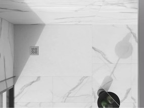 Mexen Stone+ rechthoekige composiet douchebak 90 x 80 cm, wit - 44108090