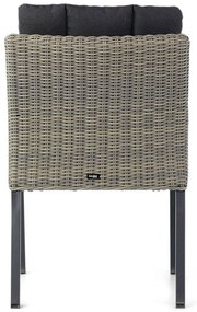 Tuinset 4 personen 200 cm Wicker Taupe Garden Collections Oxbow/Brookline