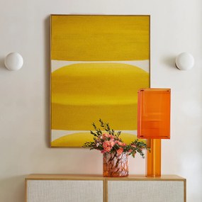 Vaas in handgeblazen glas, Berna