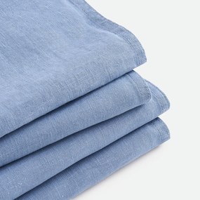 Set van 4 servetten van gewassen linnen Victorine
