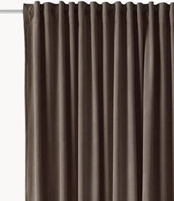 Fluwelen dim-out gordijn Nora met multiband, B 290 cm