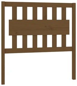 vidaXL Hoofdbord 95,5x4x100 cm massief grenenhout honingbruin