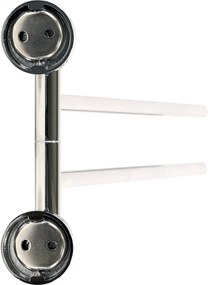 Plieger Vigo handdoekhouder 2 armig 45cm chroom