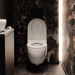 Denck PURE-D toiletbril met geïntegreerde geurafzuiging wit