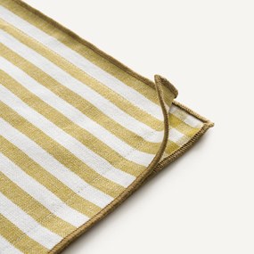 Set van 2 placemats, 30% gerecycled katoen, geweven-geverfd, Soizic