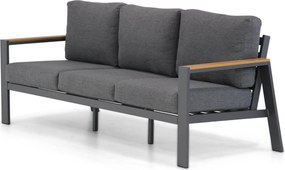 Stoel en Bank Loungeset 5 personen Aluminium/polywood Grijs  Domani Furniture Roseto