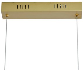 Design hanglamp goud langwerpig 3-staps dimbaar - Krisscross