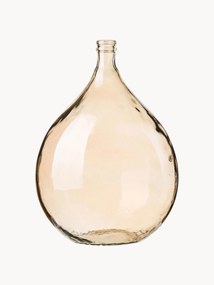 Vloervaas Drop van gerecycled glas, H 56 cm