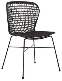Must Living Bahamas Retro Eetkamerstoel Loom Zwart