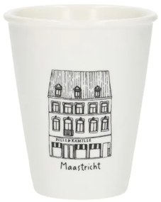 Gevel mok, Maastricht, porselein, 200 ml