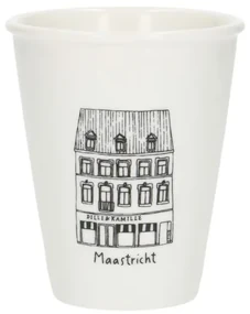 Gevel mok, Maastricht, porselein, 200 ml
