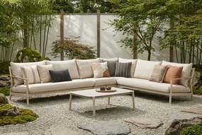 Hoek loungeset 6 personen Aluminium/rope Taupe  Coco Sevilla