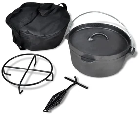 vidaXL Braadpan 4,2 L inclusief accessoires