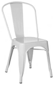 Set van 4 stapelbare LIX-stoelen Wit - Sklum