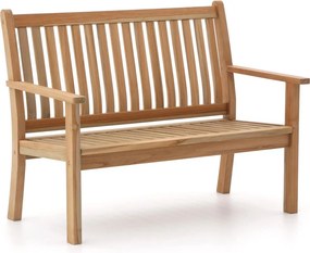 Parkbank Sunyard | Teakhout | 2 personen | Tuinbank Natural Teak | 124cm | Kees Smit Tuinmeubelen