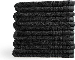 Gastendoek Supreme Collectie - 6 stuks - 30x50 - zwart
