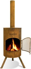 BonFeu Tuinhaard BonTon 40– 40x40x145 cm – Roest