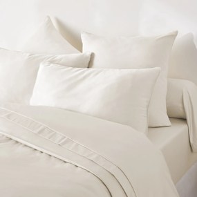 Kussensloop in katoensatijn, Opale