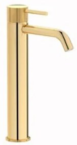 Plieger Roma wastafelkraan verhoogd met waste 27.2cm goud ID202R GOLD