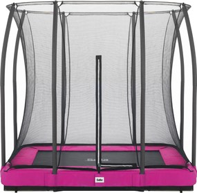 Salta trampoline Comfort Edition Ground - 214 x 153 cm - Rechthoekig - Roze