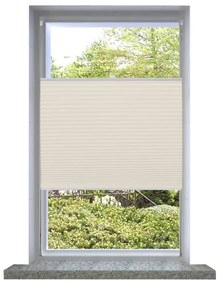 vidaXL 240617 Plisse Blind 40x100cm Creme