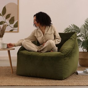 Natalia Velvet Armchair Bean Bag