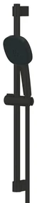 GROHE Tempesta Cube 110 Glijstangset - 60cm - vierkante handdouche - 2 straalsoorten - gladde doucheslang - mat zwart 267482433