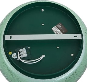 Art Deco plafondlamp groen met glas incl. LED 3-staps dimbaar - Thimble