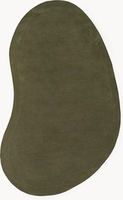 Handgetuft wollen vloerkleed Kadey in organische vorm