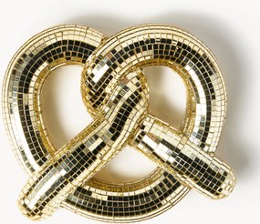 Glinsterend decoratief object Disco Pretzel