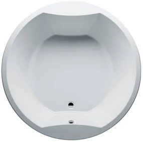 Riho Colorado rond inbouwbad 4-persoons 180cm glans wit acryl