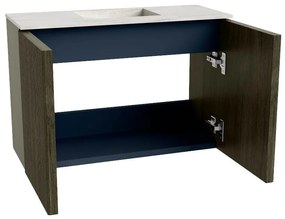 Mondiaz Joya DLux 60cm toiletmeubel shadow met wastafel faye midden zonder kraangat ostra
