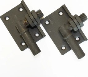 Tuindeur composiet Rhombus Double zwart met zwart aluminium frame compleet (90 x 180 cm)