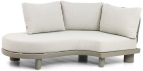 Santika Furniture Santika Guss Hoek/sofa Module Rechts Organisch Aluminium/rope Grijs