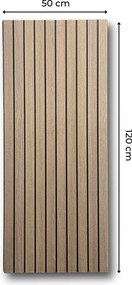 AKU Paneel EPS Smooth Oak 120x50cm | Paneli 3d wandpanelen