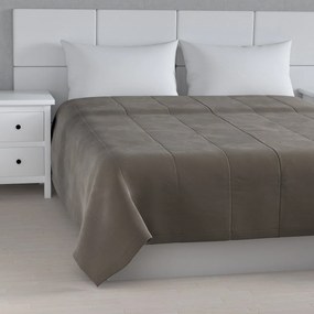 Dekoria Sprei Velvet, grijs-beige