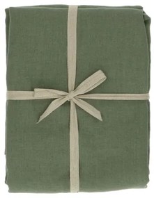 Tafelkleed, linnen, groen, 137 x 250 cm