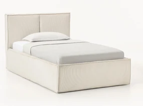 Corduroy eenpersoonsbed Dream met opbergruimte