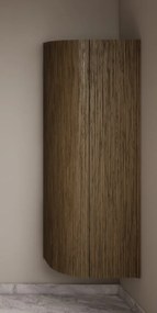 Gliss Design Alluro kolomkast 160cm met ronding links castle brown