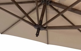 4 Seasons Outdoor Siesta PREMIUM 300 x 300 cm parasol Beach, Wegné frame Parasol   beige weerbestendig