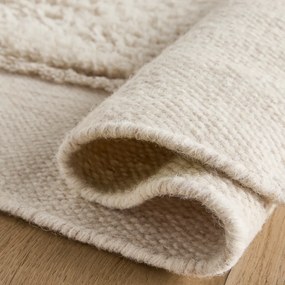 Vierkant wollen vloerkleed, XL, handgeknoopt, EDGI