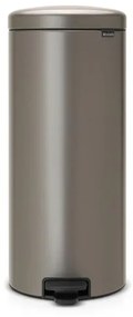 Brabantia NewIcon Pedaalemmer - 30 liter - kunststof binnenemmer - platinum 114441