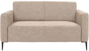 Goossens Key West beige, micro leer, 2-zits, modern design