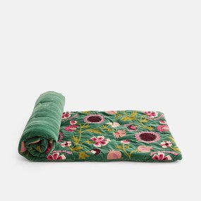 Geborduurde zitmatras in fluweel, IZILD