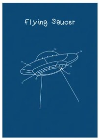 Luminiscent Poster 70x50 Cm Esttels Flying Saucer - Sklum
