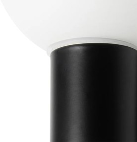 Badkamer Moderne wandlamp zwart IP44 - Cederic Up Modern G9 IP44 bol / globe / rond Lamp
