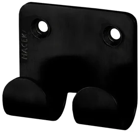 Haceka Ixi Dubbele Haak Mat Zwart RVS 1208553