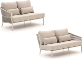 Loungebank Tuin Bellagio | Aluminium | Tuinbank Beige | Kees Smit Tuinmeubelen