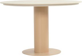 Tuinset Ronde Tuintafel 4 personen 120 cm Rope Taupe  Hartman Toledo/Girona