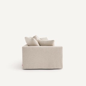 Bank van gestructureerd viscose en linnen, OTAVIA